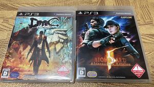 PS3 バイオハザード5とDMC PS3ソフト