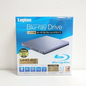 【管理番号194548】ロジテック Logitec ブルーレイドライブ 外付け Ultra HD Blu-ray UHDBD グレー LBD-PVA6U3VGY