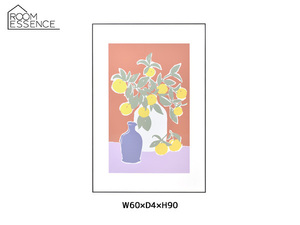  higashi . art panel vase illustration art canvas stylish ornament W60×D4×H90 ART-199C.... Manufacturers direct delivery free shipping 