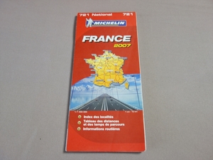 ミシュラン フランス 地図 Michelin FRANCE 2007