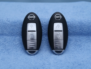  keyless remote control key DBA-CC25 Serena used postage 198 jpy year H21/2 ( control :220526-89)