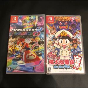 新品未開封 ソフト2本セット 桃太郎電鉄 マリオカート8デラックス
