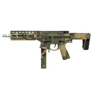 【新品☆即納】APS/EMG SPACE INVADER 9MM PCC 電動ガン Woodland ウッドランド *日本仕様 【品番：APS-NSI9-WL】