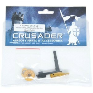 【新品☆即納】CRUSADER TECH M4AEG アンビマガジンボタンセット (Short) ゴールド 【品番：CR-GM11-0012-GD】