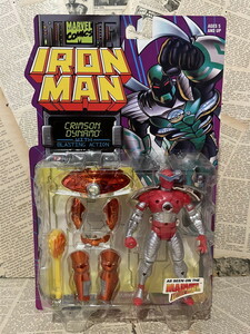 *1990 годы /IRON MAN/ Ironman / action фигурка /016/Toybiz игрушка biz быстрое решение Vintage MARVEL/ma- bell *