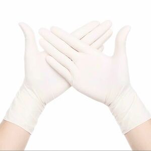 ビニール手袋　使い捨て手袋　ニトリル手袋　白色　Mサイズ1000枚入り