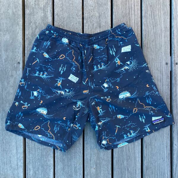 patagonia パタゴニア M's Baggies Shorts メンズバギーズショーツ 36周年限定 XSサイズ 総柄