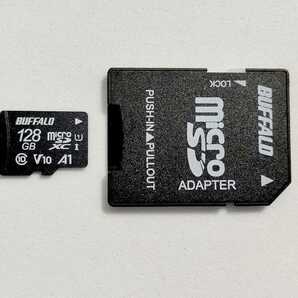 バッファロー MicroSDカード 128GB 1枚 Nintendo Switch 対応　SDカード変換アダプター付き