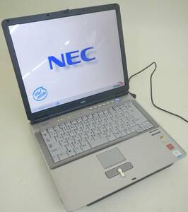 NEC　PC-LL7509D　LL750/9　ノートPC　通電OK・BIOS表示OK・画面良好・キーボードキレイ　ストック部品用にどうぞ