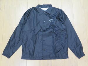 未使用保管品　Mサイズ　SKATE SAUCE DIP'N COACH JACKET　スケートソース コーチジャケット　スケートボード　ブラック