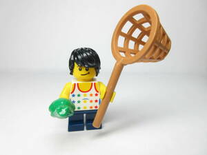 LEGO★S626 虫取り少年 男の子 カエル ミニフィグ 同梱可能 レゴ シティ タウン 女性 男性 紳士 子供 街の人 シリーズ 