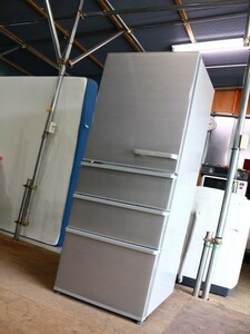 YF06424 AQUA AQR-36JL（S）ノンフロン冷凍冷蔵庫 左開きタイプ アクア 355L 4ドア冷蔵庫 ミスティシルバー 冷凍冷蔵庫 2020年製 中古 