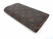 1円 LOUIS VUITTON ルイヴィトン M61734 モノグラム ポルトフォイユ サラ 二つ折り 長財布 ウォレット レディース ブラウン系 AA8471UN_画像2