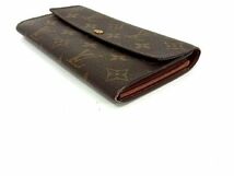 1円 LOUIS VUITTON ルイヴィトン M61725 モノグラム ポシェット ポルトモネ クレディ 二つ折り 長財布 ウォレット ブラウン系 AA8472UN_画像3