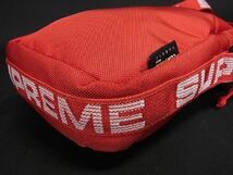 1円 ■美品■ Supreme シュプリーム ボックスロゴ ナイロンキャンバス ショルダーバッグ 肩掛け 斜め掛け メンズ レッド系 AA5311Qア_画像5