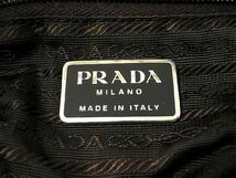 1円 PRADA プラダ テスートナイロン トートバッグ ショルダーバッグ 肩掛けかばん 手持ち 手提げ レディース カーキ系 BA4646yオ_画像7