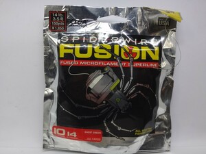 SPIDER WIRE Fusion 14lb 150yds. mountain commercial firm Mitchell Spider wire Fusion 3.5 number Burke re-PE line ... thread 