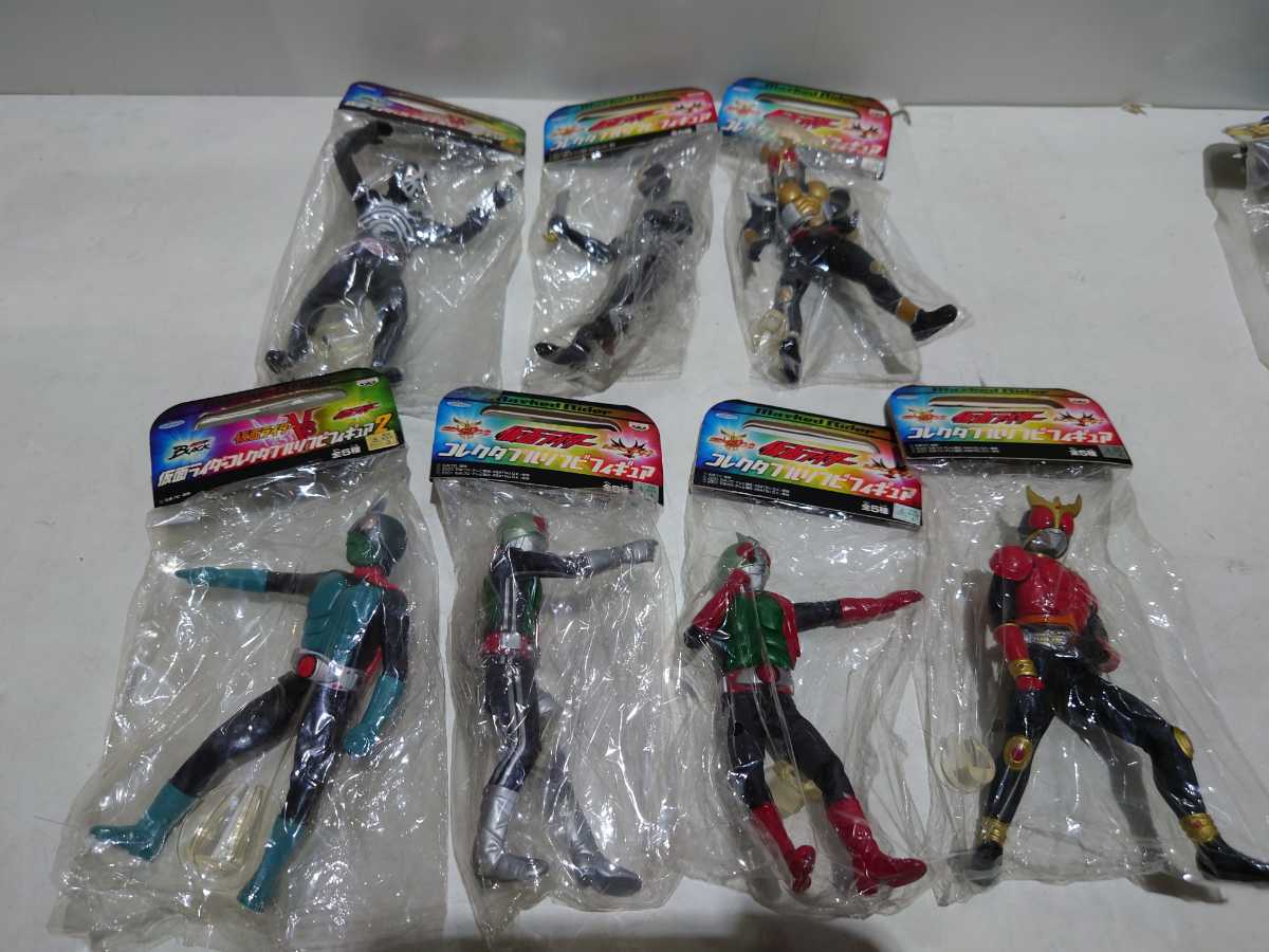 信用 仮面ライダーコレクタブルソフビフィギュア2 仮面ライダーV3 aob