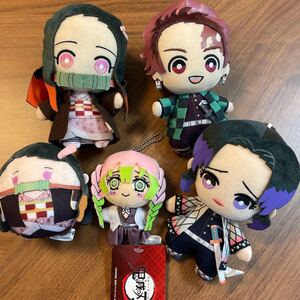 鬼滅の刃 未使用 ぬいぐるみ ともぬい 5種セット ぬいぐるみマスコット キーチェーンマスコット 美品 値下げしました!