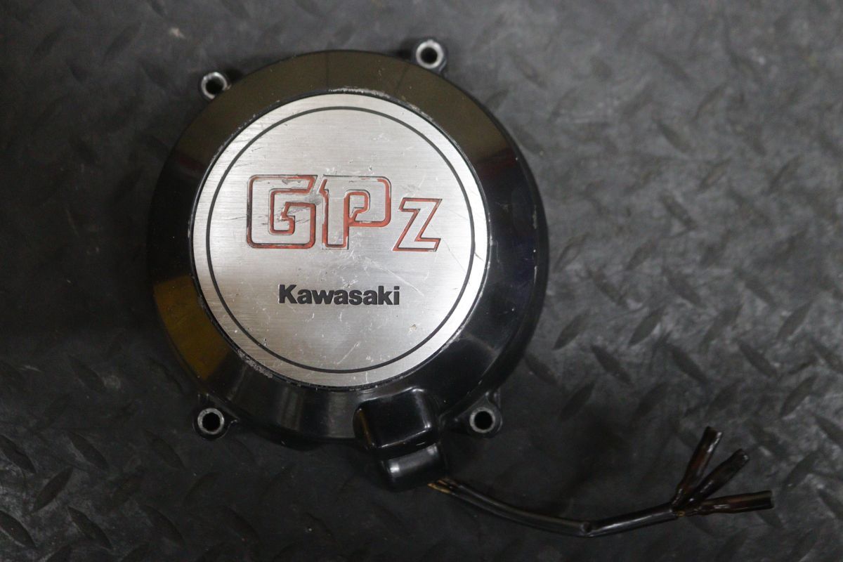 当時物 純正 GPZ750F ダイナモカバー 0046 検) ZX750A GPZ1100 Z750GP