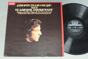 ●英LP ASHKENAZY/CHOPIN COMPLETE PIANO WORKS VOLUME3●