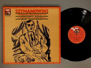 ●仏LP KULKA MAKSYMIUK/SZYMANOWSKI CONC. NOS1 ET 2●