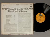 ●米LP JOAN SUTHERLAND AND MARIA CALLAS/ART OF THE COLORATURA●_画像2