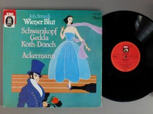 ●独LP アッカーマン/J.STRAUSS WIENER BLUT GESAMTAUFNAHME ●