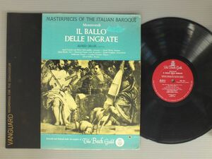 ●米LP ALFRED DELLER/MONTEVERDI-IL BALLO DELLE INGRATE●