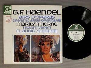 ●仏LP M.HORNE-CL.SCIMONE/G.F.HAENDEL-AIRS D `OPERAS●