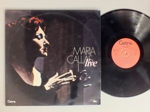 ●輸LP MARIA CALLAS/MARIA CALLAS LIVE 1●