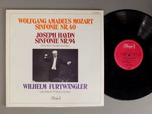 ●独LP FURTWANGLER/J.HAYDN-SYM. -MOZART-SYM.●