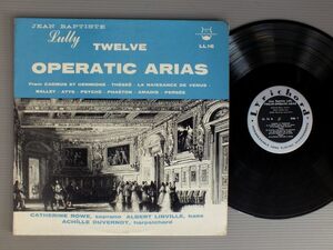 ●米LP JEAN BAPTISTE LULLY/LULLY-TWELVE OPERATIC ARIAS●