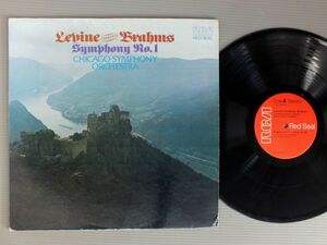 ●米LP LEVINE/BRAHMS-SYM. NO1●