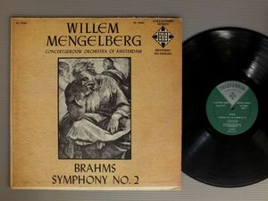 ●米LP MENGELBERG/BRAHMS-SYM. NO2●