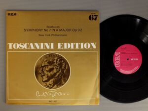 ●英LP TOSCANINI/BEETHOVEN-SYM. 7●