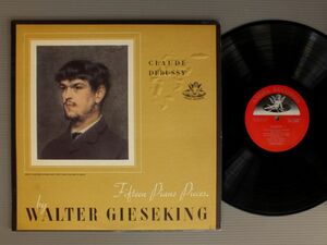 ●米LP GIESEKING/DEBUSSY-FIFTEEN PIANO PIECES●