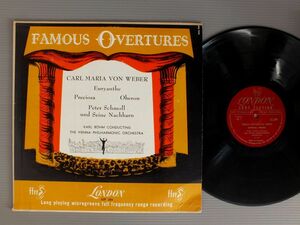 ●英LP BOHM/C M VON WEBER-FAMOUS OVERTURES●