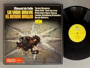 ●独LP GARCIA NAVARRO/DE FALLA-LA VIDA BREVE-EL AMOR BRUJO●