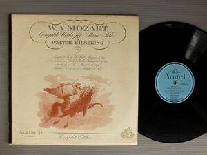 ●米LP GIESEKING/MOZART-COMPLETE WORKS FOR PIANO SOLO ALBUM 4●