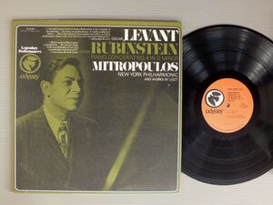 ●米LP MITROPOULOS - LEVANT/RUBINSTEIN - PIANO CONCERTO NO4 IN D MINOR●