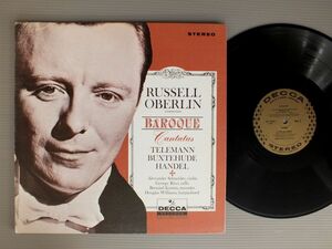 ●米LP RUSSELL OBERLIN/SINGS BAROQUE CANTATAS TELEMANN-BUXTEHUDE-HANDEL●