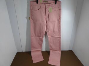 未使用品　SIVIGLIA/シビリア　メンズパンツ　コットン　ピンクカラー　34インチ　参考価格29.160円　985I