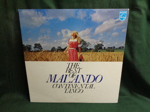 マランド楽団THE BEST OF MALANDO/ベスト・オブ・マランド　コンチネンタル・タンゴCONTINENTAL TANGO●LP