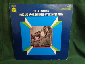 ボリス・アレクサンドロフ指揮THE ALEXANDROV/赤軍合唱団ロシア民謡アルバムSONG AND DANCE ENSEMBLE OF THE SOVIET ARMY●LP