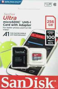 Sandisk microsd card 256GB 223