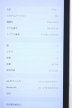 [ジャンク]iPad mini 4 64GB MK9G2J/A スペースグレイ [液晶上部ライン抜け]_画像3