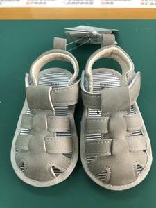  tag attaching baby sandals gray 12.0 centimeter 