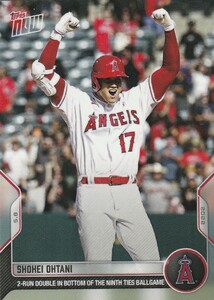 2022 Topps Now☆大谷翔平 9回裏2アウトから同点となる2点二塁打 24時間限定 エンゼルス 元日本ハム