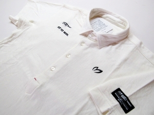 ◆高級!PEARLY GATESマスターバニー\17600.共襟デザイン半袖ポロシャツ(6)ホワイト/新品◆